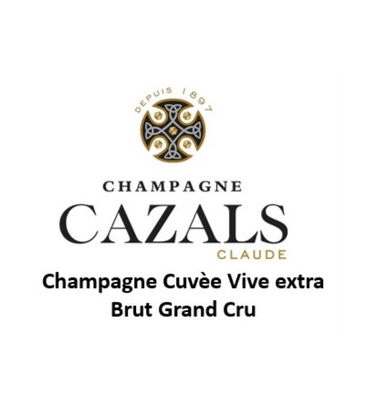 Champagne Cuvèe Vive extra Brut Grand Cru - Cazals