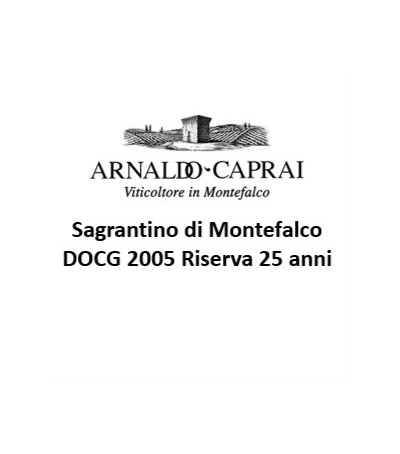 Sagrantino di Montefalco Riserva 25 anni Caprai